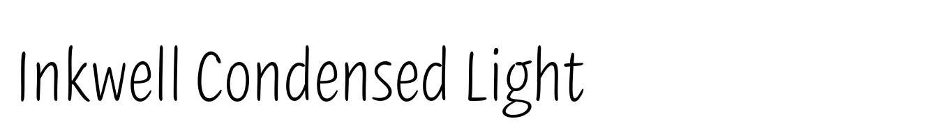 Inkwell Condensed Light